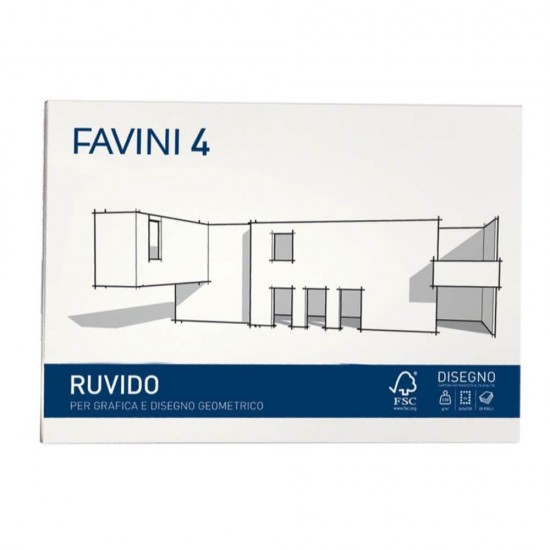 Bloc Format D4 pentru Desen FAVINI, 20 File, 220 g/m², Hartie Alba, Bloc Hartie, Bloc Hartie FAVINI, Bloc D4, Bloc Hartie Alba, Bloc Desen, Materiale Arta, Hartie Alba pentru Desen, Bloc Desen Grafic, Materiale Arta