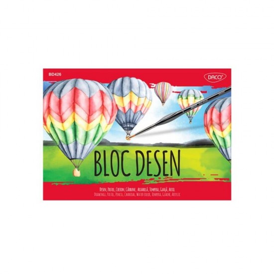 Bloc A3 pentru Desen DACO, 15 File, 250 g/m², Hartie Alba, Bloc Hartie, Bloc Hartie DACO, Bloc A3, Bloc Hartie Alba, Bloc Notes, Bloc Desen, Materiale Arta, Hartie Alba pentru Desen, Materiale Arta
