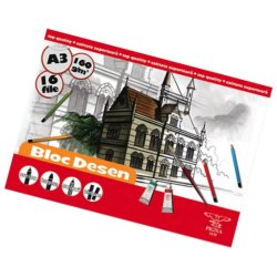 Bloc pentru Desen A3 Pigna, 16 File, 160 g/m², Hartie Alba, Bloc de Desen, Bloc A3 pentru Desen, Bloc Hartie, Bloc Hartie Pigna, Bloc Desen A3, Bloc Hartie Alba, Bloc Desen, Materiale Arta, Hartie Alba pentru Desen, Materiale Arta