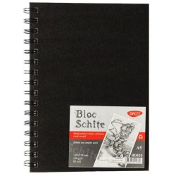 Bloc A5 pentru Schite DACO, 80 File, 100 g/m², Hartie Alba, Bloc Hartie, Bloc Hartie DACO, Bloc A5, Bloc Hartie pentru Schite, Hartie Schite, Bloc Desen, Materiale Arta, Hartie Alba pentru Schite, Materiale Arta