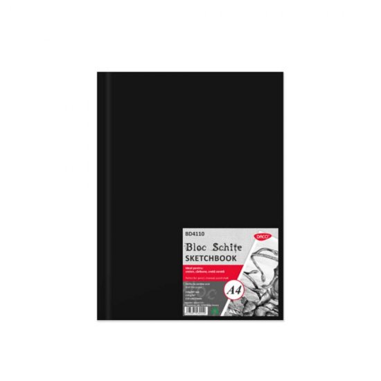 Bloc A4 pentru Schite Daco, 110 File, 110 g/m², Hartie Alba, Bloc Schite Daco, Bloc Schite A4, Bloc Schite, Bloc Schite Foi Albe, Bloc Schita Alba, Bloc de Desen, Materiale Arta