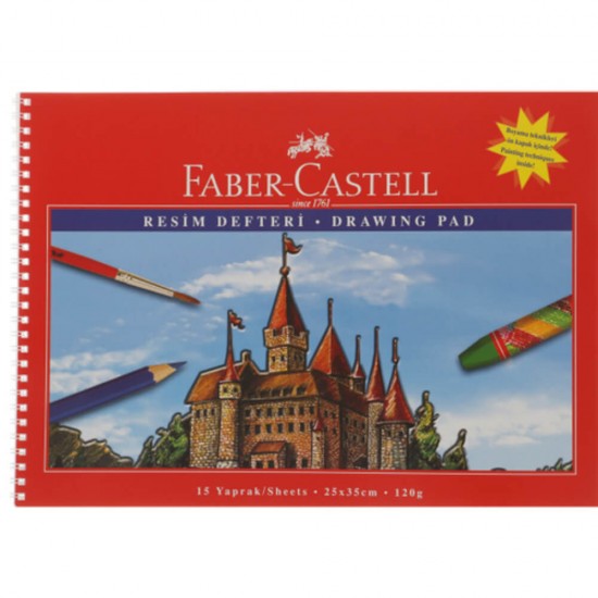 Bloc de Desen A4 Faber-Castell, 15 File, 120 g/m², Bloc pentru Desen, Bloc pentru Desene, Bloc Desen, Bloc Desene, Bloc A4, Bloc Desen Faber-Castell, Faber-Castell Bloc Desen, Bloc de Desen, Materiale Arta