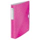 Caiet Mecanic A4 Leitz Soft Click, 4 Inele, Cotor 52 mm, Roz Metalizat, Caiete Mecanice, Caiet Mecanic Prezentari, Biblioraft Mecanic, Biblioraft Organizare, Bibliorafturi Mecanice, Bibliorafturi Documente, Bibliorafturi Organizare, Caiet Tip Biblioraft