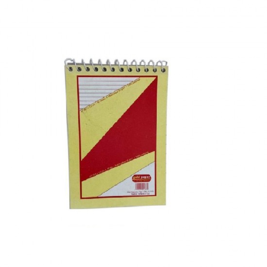 Set 10 Bloc Notes A7 Dictando, 60 File cu Spira Metalica, Hartie Offset 55 g/m², Caiet de Notite, Carnetel Birou, Rechizite Scolare, Carnetele Scoala