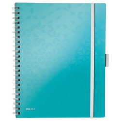Caiet de Birou Spiralat A4 Aritmetica (AR) Leitz Wow  Be Mobile, Coperta PP Turcoaz Metalizat, 80 File, Caiet Cu Patratele Spiralat, Caiet Coperta Tare Spiralat, Caiet Aritmetica Colorat, Caiet pentru Scoala, Caiete de Birou cu Spirala Caiet de Birou Spiralat A4 Aritmetica (AR) Leitz Wow  Be Mobile, Coperta PP Turcoaz Metalizat, 80 File, Caiet Cu Patratele Spiralat, Caiet Coperta Tare Spiralat, Caiet Aritmetica Colorat, Caiet pentru Scoala, Caiete de Birou cu Spirala