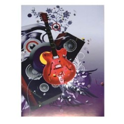 Caiet de Muzica Format A4, 24 File, Dictando + Veline - Foi Portative