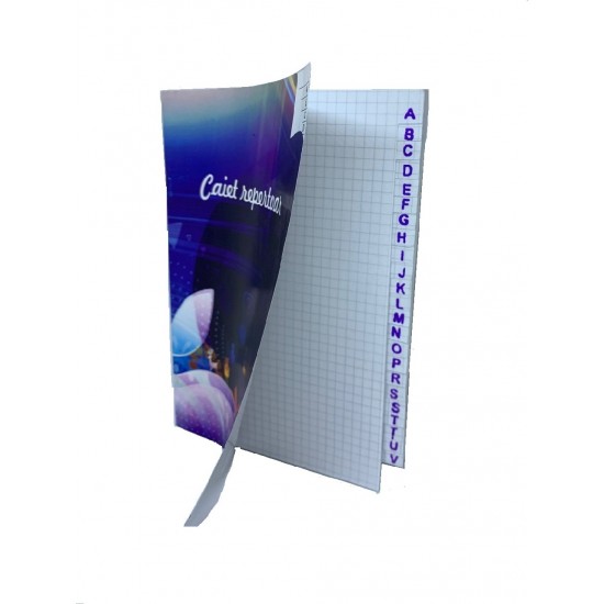 Caiet Repertoar A4, 48 File Matematica, Coperta Policromie, Caiet de Notite, Caiet pentru Organizare
