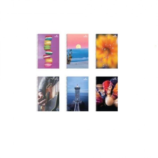 Set 12 Caiete A5 Matematica ECADA, 80 File, Spiralat, 60 g/m², Coperta Policroma, Caiet A5 Spiralat, Caiete A5 Scoala Spiralate, Caiete Matematica cu Spirala, Caiete Matematica cu Spira, Caiete A5 Spiralate 80 File, Caiete Matematica cu 80 File