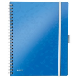 Caiet de Birou Spiralat A4 Aritmetica (AR) Leitz Wow  Be Mobile, Coperta PP Albastru Metalizat, 80 File, Caiet Cu Patratele Spiralat, Caiet Coperta Tare Spiralat, Caiet Aritmetica Colorat, Caiet pentru Scoala, Caiete de Birou cu Spirala Caiet de Birou Spiralat A4 Aritmetica (AR) Leitz Wow  Be Mobile, Coperta PP Albastru Metalizat, 80 File, Caiet Cu Patratele Spiralat, Caiet Coperta Tare Spiralat, Caiet Aritmetica Colorat, Caiet pentru Scoala, Caiete de Birou cu Spirala