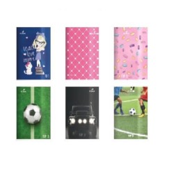 Set 12 Caiete A5 Tip 3 ECADA, 24 File, 70 g/m², Coperta Policroma, Caiete Scoala A5 Tip 3, Caiete A5 Scolari, Set Caiete A5 Tip 3, Caiete Tip 3 cu 24 File, Caiete Set Caiete A5 Scoala, Caiete A5 Tip 3 pentru Scoala Primara, Caiete Tip 3 pentru Elevi