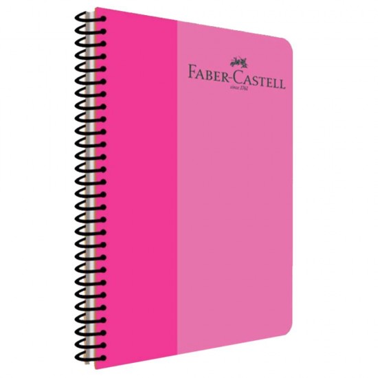 Caiet Spiralat Aritmetica (AR), A4, 100 File, Roz, Coperta PP Bicolora Faber-Castell, Caiet Matematica, Caiete Matematica, Caiete Aritmetica, Caiet Aritmetica, Caiet Faber-Castell, Caiet Spira, Caiete Spiralate,  Caiete Faber Castell, Caiet Patratele