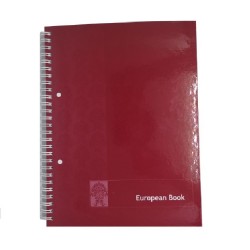 Caiet European Book A4 de Matematica cu Dublu Spira Metalica, 80 File, Coperta Policromie Rosie, Caiet Spiralat de Mate, Caiete Tip Agenda Caiet European Book A4 de Matematica cu Dublu Spira Metalica, 80 File, Coperta Policromie Rosie, Caiet Spiralat de Mate, Caiete Tip Agenda