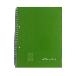 Caiet European Book A4 de Matematica cu Dublu Spira Metalica, 80 File, Coperta Policromie Verde, Caiet Spiralat Matematica, Caiete Tip Agenda Caiet European Book A4 de Matematica cu Dublu Spira Metalica, 80 File, Coperta Policromie Verde, Caiet Spiralat Matematica, Caiete Tip Agenda