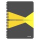 Caiet de Birou A5 Leitz Office, Spiralat, Dictando, 90 File, Coperta Carton Laminat, Galben, Caiete de Birou, Caiete pentru Birou, Caiet Organizare, Caiete Spiralate Dictando, Caiete Dictando Spiralate, Caiete Liniate, Caiete A5 Dictando