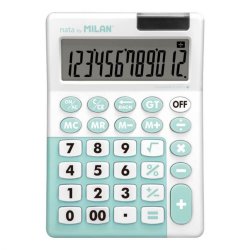 Calculator Milan, Desktop, Antibacterial, 12 Digits, Verde/Alb, Carcasa de Protectie, Multicolor, Calculator Stiintific, Calculatoare Stiintifice, Rechizite Scolare, Articole Birotica Calculator Milan, Desktop, Antibacterial, 12 Digits, Verde/Alb, Carcasa de Protectie, Multicolor, Calculator Stiintific, Calculatoare Stiintifice, Rechizite Scolare, Articole Birotica