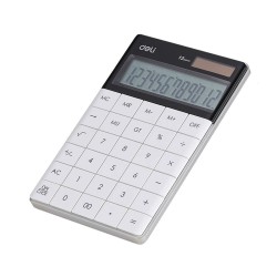 Calculator de Birou Modern Deli 1589, 12 Digits, Alb, Alimentare Dubla, Calculator Birou, Calculator de Birou, Calculatir Birou 12 Digits, Calculator Birou cu Verificare si Corectie, Calculator Birou Deli  Calculator de Birou Modern Deli 1589, 12 Digits, Alb, Alimentare Dubla, Calculator Birou, Calculator de Birou, Calculatir Birou 12 Digits, Calculator Birou cu Verificare si Corectie, Calculator Birou Deli