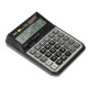 Calculator de Birou Modern Deli M008 20, 12 Digits, Negru/Gri, Alimentare Dubla, Calculator Birou, Calculator de Birou, Calculatir Birou 12 Digits, Calculator Birou cu Verificare si Corectie, Calculator Birou Deli 