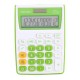 Calculator de Buzunar Deli 1122, 12 Digits, Alb/Verde, Alimentare Dubla, Calculator Buzunar, Calculator de Buzunar, Calculatir Buzunar 12 Digits, Calculator Buzunar cu Verificare si Corectie, Calculator Buzunar Deli 