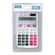 Calculator de Birou MILAN, 12 Digits, 170x105x20 mm, Alimentare Duala, Corp din Plastic Multicolor, Calculatoare Birou, Calculator 12 Digits, Calculator 12 DG de Buzunar, Calculator de Birou MILAN, Calculatoare Buzunar, Calculator Portabil