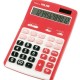 Calculator de Birou MILAN, 12 Digits, 170x105x20 mm, Alimentare Duala, Corp din Plastic Rosu, Calculatoare Birou, Calculator 12 Digits, Calculator Buzunar, Calculator de Birou MILAN, Calculatoare Buzunar, Calculator Portabil