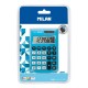 Calculator de Birou MILAN, 8 Digits, 97x62x8 mm, Alimentare Duala, Corp din Plastic Albastru, Calculatoare Birou, Calculator 8 Digits, Calculator Buzunar, Calculator de Birou MILAN, Calculatoare Buzunar, Calculator Portabil