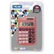 Calculator de Birou MILAN, 8 Digits, 97x62x8 mm, Alimentare Duala, Corp din Plastic Rosu, Calculatoare Birou, Calculator 8 Digits, Calculator Buzunar, Calculator de Birou MILAN, Calculatoare Buzunar, Calculator Portabil