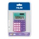 Calculator de Birou MILAN Sunset, 8 Digits, 98x62x9 mm, Alimentare Duala, Corp din Plastic Mov, Calculatoare Birou, Calculator 8 Digits, Calculator Electronic de Buzunar, Calculator de Birou MILAN, Calculatoare Buzunar, Calculator Portabil