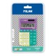 Calculator de Birou MILAN Sunset, 8 Digits, 98x62x9 mm, Alimentare Duala, Corp din Plastic Galben, Calculatoare Birou, Calculator 8 Digits, Calculator Electronic de Buzunar, Calculator de Birou MILAN, Calculatoare Buzunar, Calculator Portabil