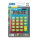 Calculator de Birou MILAN Mix, 10 Digits, 145x106x28 mm, Alimentare Solara, Corp Albastru din Plastic, Calculatoare Birou, Calculator 10 Digits, Calculator Buzunar, Calculator de Birou MILAN, Calculatoare Buzunar, Calculator Portabil