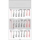 Calendar Perete Triptic Ego, 12 File, 330x480 mm, Gri, Calendare Perete, Calendar pentru Perete, Calendare pentru Perete, Calendar de Perete, Calendare de Perete, Calendar Ego, Calendare Ego, Calendar 2022, Calendare 2022