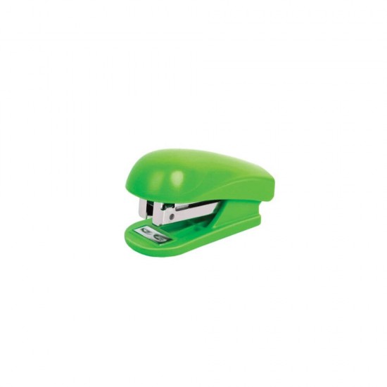 Capsator Metalic FORPUS Mini, 12 Coli, cu Capse 24/6, Verde, Mini Capsatoare, Mini Capsator, Capsatoare Metalice Manuale, Capsator Manual de Hartie, Capsatoare Metalice pentru Birou, Capsatoare pentru Hartie, Capsatoare 12 Coli, Capsator pentru Birou