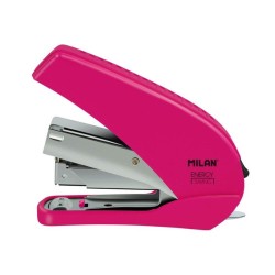 Capsator MILAN Energy Saving, 20 Coli, Capse 24/6, 26/6, Roz, Capsatoare Metalice Manuale, Capsator Manual de Hartie, Capsatoare Metalice MILAN pentru Birou, Capsatoare 20 Coli, Capsatoare pentru Hartie, Capsator pentru Birou