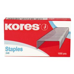 Set 1000 Capse 24/6 Kores, Capse Hartie, Capse pentru Hartie, Capse de Birou, Capse Zincate, Set Capse Zincate, Seturi Capse Zincate, Capse Capsator, Capse Capsatoare, Capse pentru Capsator, Capse Kores, Capse Tip 24/6