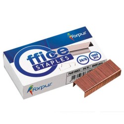 Set 1000 Capse Alama FORPUS 24/6, Capse Alama 24/6, Capse din Alama, Set de Capse 24/6, Capse de Alama la Set, Seturi de Capse Alama, Set Capse pentru Hartie, Capse de Birou