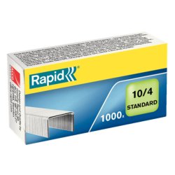 Capse Nr.10 Rapid Standard, 1000 Buc/Set, Capacitate 10 Coli, Capse Rezitente, Capse Otel, Capse din Otel, Set de Capse, Set Capse Rapid, Capse Rapid Standard, Capse Rapid Nr.10, Capse Capsator, Capse pentru Capsator, Capse Rapide