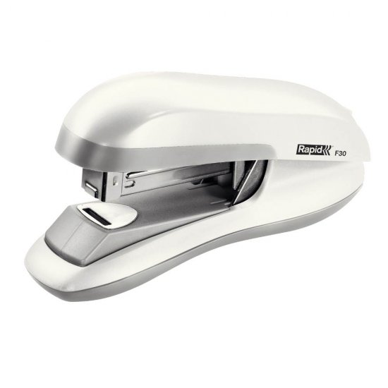 Capsator Hartie Rapid F30, Capse 24/6, 30 Coli, Plastic/Metal, Alb, Capsator pentru Hartie, Capsator de Hartie, Capsatoare Hartie, Capsatoare Birou, Capsatoare de Hartie, Capsatoare 30 Coli, Capsatoare Scoala, Capsator Plastic, Capsator Rapid
