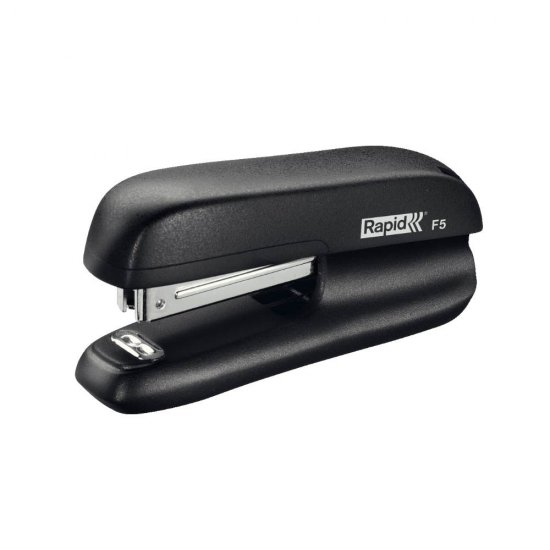 Capsator Hartie Rapid F5, Capse Nr. 10, 10 Coli, Plastic/Metal, Negru, Capsator pentru Hartie, Capsator de Hartie, Capsatoare Hartie, Capsatoare Birou, Capsatoare de Hartie, Capsatoare 10 Coli, Capsatoare Scoala, Capsator Plastic, Capsator Rapid