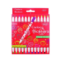 Carioci cu Doua Capete CARIOCA, 12 Carioci cu 24 Culori, Carioci Colorate, Carioci pentru Desen, Carioci de Desen, Carioci Multicolore, Carioci pentru Copii, Carioci Bicolore Carioci cu Doua Capete CARIOCA, 12 Carioci cu 24 Culori, Carioci Colorate, Carioci pentru Desen, Carioci de Desen, Carioci Multicolore, Carioci pentru Copii, Carioci Bicolore