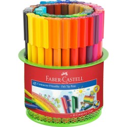 Set 45 Carioci Colorate Faber-Castell Connector Cu Clip Prindere Si Suport Mesh, Carioca Pentru Copii, Carioca De Colorat, Carioci Pentru Copii, Carioci Pentru Colorat, Carioci Colorate Pentru Desenat, Carioci Faber-castell Set 45 Carioci Colorate Faber-Castell Connector Cu Clip Prindere Si Suport Mesh, Carioca Pentru Copii, Carioca De Colorat, Carioci Pentru Copii, Carioci Pentru Colorat, Carioci Colorate Pentru Desenat, Carioci Faber-castell