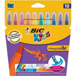 Carioci Colorate Lavabile BIC Visaquarelle, 10 Buc/Set, Culori Asortate, Carioci BIC Visaquarelle Lavabile, Set Carioci Colorate Lavabile BIC pe Baza de Apa, Carioca Colorata Pentru Copii, Set 10 Carioci Colorate Lavabile BIC Visaquarelle Carioci Colorate Lavabile BIC Visaquarelle, 10 Buc/Set, Culori Asortate, Carioci BIC Visaquarelle Lavabile, Set Carioci Colorate Lavabile BIC pe Baza de Apa, Carioca Colorata Pentru Copii, Set 10 Carioci Colorate Lavabile BIC Visaquarelle