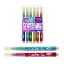 Set 6 Carioci Straluceala DACO, Carioci Colorate, Carioci Multicolore, Set Carioci Multicolore DACO, Carioci Lavabile, Marker Colorat, Markere Colorate, Carioci Glitter, Carioci cu Straluci, Set Carioci Straluci DACO,  Carioci DACO Colorate Set 6 Carioci Straluceala DACO, Carioci Colorate, Carioci Multicolore, Set Carioci Multicolore DACO, Carioci Lavabile, Marker Colorat, Markere Colorate, Carioci Glitter, Carioci cu Straluci, Set Carioci Straluci DACO,  Carioci DACO Colorate