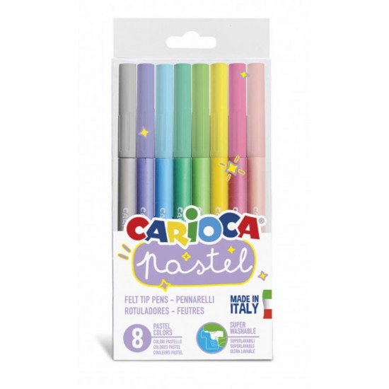 Set 8 Carioci Multicolore CARIOCA Pastel, 8 Culori, Carioci cu Varf Conic 1/3 mm, Carioci Multicolore, Carioci Pastel, Carioci Multicolore Pastel, Carioci cu Varf Conic, Carioci Copii, Carioci Scoala Set 8 Carioci Multicolore CARIOCA Pastel, 8 Culori, Carioci cu Varf Conic 1/3 mm, Carioci Multicolore, Carioci Pastel, Carioci Multicolore Pastel, Carioci cu Varf Conic, Carioci Copii, Carioci Scoala