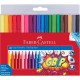 Set 20 Carioci Faber-Castell Grip, Diverse Culori, Varf Rezistent la Presiune, Carioci Colorate, Carioci la Set, Set de Carioci, Carioci Culori Diverse, Carioci Varf Rezistent, Carioca Faber-Castell, Carioci Multicolore, Faber Castell Carioci