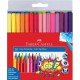 Set 30 Carioci Faber-Castell Grip, Diverse Culori, Varf Rezistent la Presiune, Carioci Colorate, Carioci la Set, Set de Carioci, Carioci Culori Diverse, Carioci Varf Rezistent, Carioca Faber-Castell, Carioci Multicolore, Faber Castell Carioci