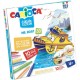 Set 10 Carioci CARIOCA 3D Mr. Boat + 2 Planse Tip Puzzle 3D, 2 Capete, Carioci Non-Toxice, Carioci de Colorat, Carioci cu Capat Dublu, Carioci Lavabile, Carioci cu Puzzle, Carioci pentru Copii, Puzzle 3D
