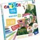 Set 10 Carioci CARIOCA 3D Mr. Wild + 2 Planse Tip Puzzle 3D, 2 Capete, Carioci Non-Toxice, Carioci de Colorat, Carioci cu Capat Dublu, Carioci Lavabile, Carioci cu Puzzle, Carioci pentru Copii