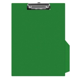 Clipboard Q-CONNECT A4 Simplu, 230x350 mm, Carton Plastifiat, Clip de Prindere Metalic, Capacitate 50 Coli, Culoare Verde, Clipboarduri Simple, Accesorii Documente, Articole Birou, Suporturi de Scris