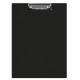 Clipboard Q-CONNECT A5 Dublu cu Buzunar, 140x216 mm, Carton Plastifiat, Clip de Prindere Metalic, Capaciatate 50 Coli, Culoare Neagra, Clipboarduri Duble, Accesorii Documente, Articole Birou, Suporturi de Scris