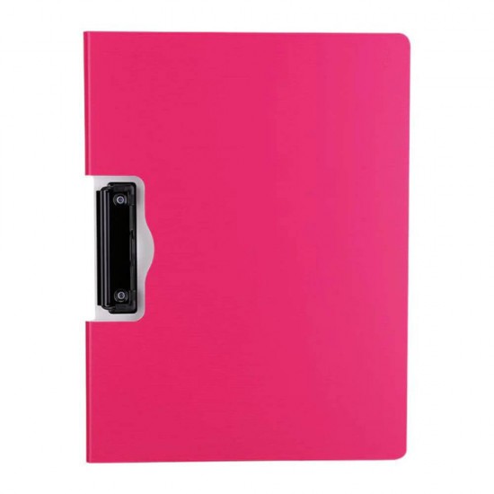 Clipboard Dublu A4 Deli, Landscape, Roz Neon, Polipropilena Expandata, Clipboard Landscape Dublu, Clipboard Dublu Landscape, Clipboard A4 Landscape, Clipboard Dublu Roz, Clipboard Tip Carte, Clipboard Roz Deli