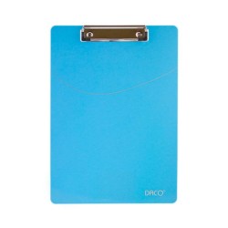 Clipboard A4 DACO Simplu, Albastru Deschis, Material Plastic, Clipboarduri Simple, Clipboard Documente, Accesorii Documente, Suport de Scris, Clipboard Simplu pentru Documente, Clipboard Simplu, Clipboard Prezentare
